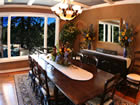 lake view dining room.
